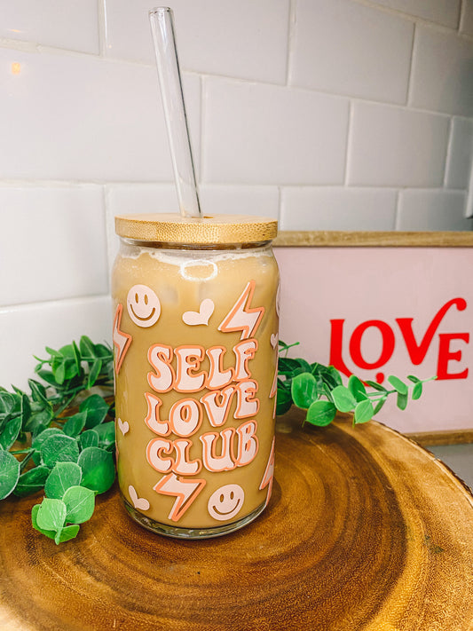 Self Love Club Can Glass